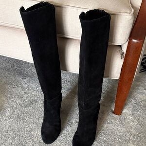 Vince Camuto Black Over the Knee Boots